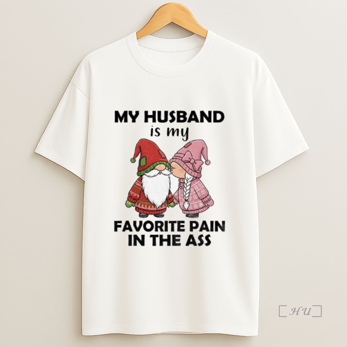 Officials Gnome Kissing My Husband Is My Favorite Pain In The Ass Premium Shirt Sweatshirt Tee