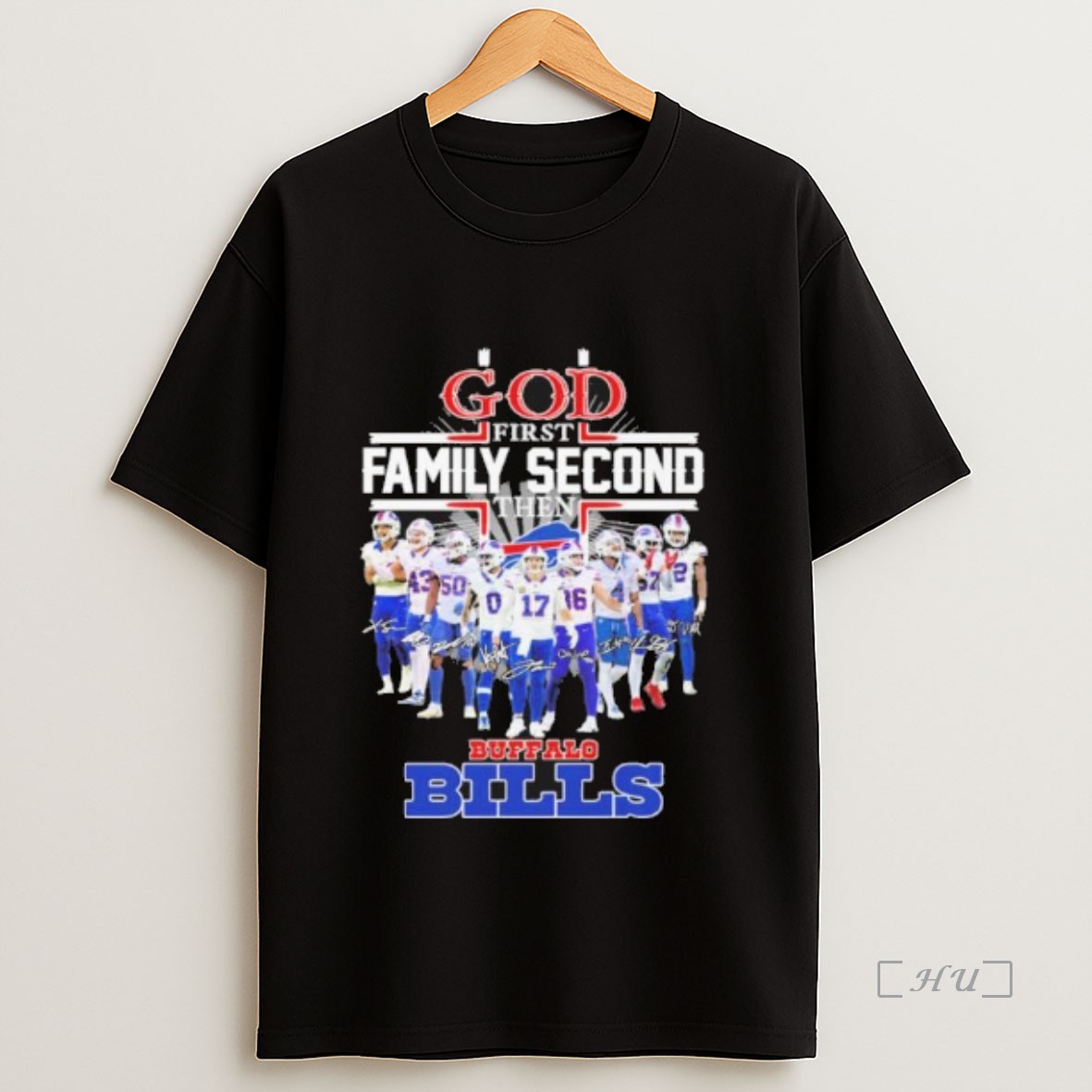 Officials God First Family Second Then Buffalo Bills 2025 Premium Shirt Sweatshirt Tee