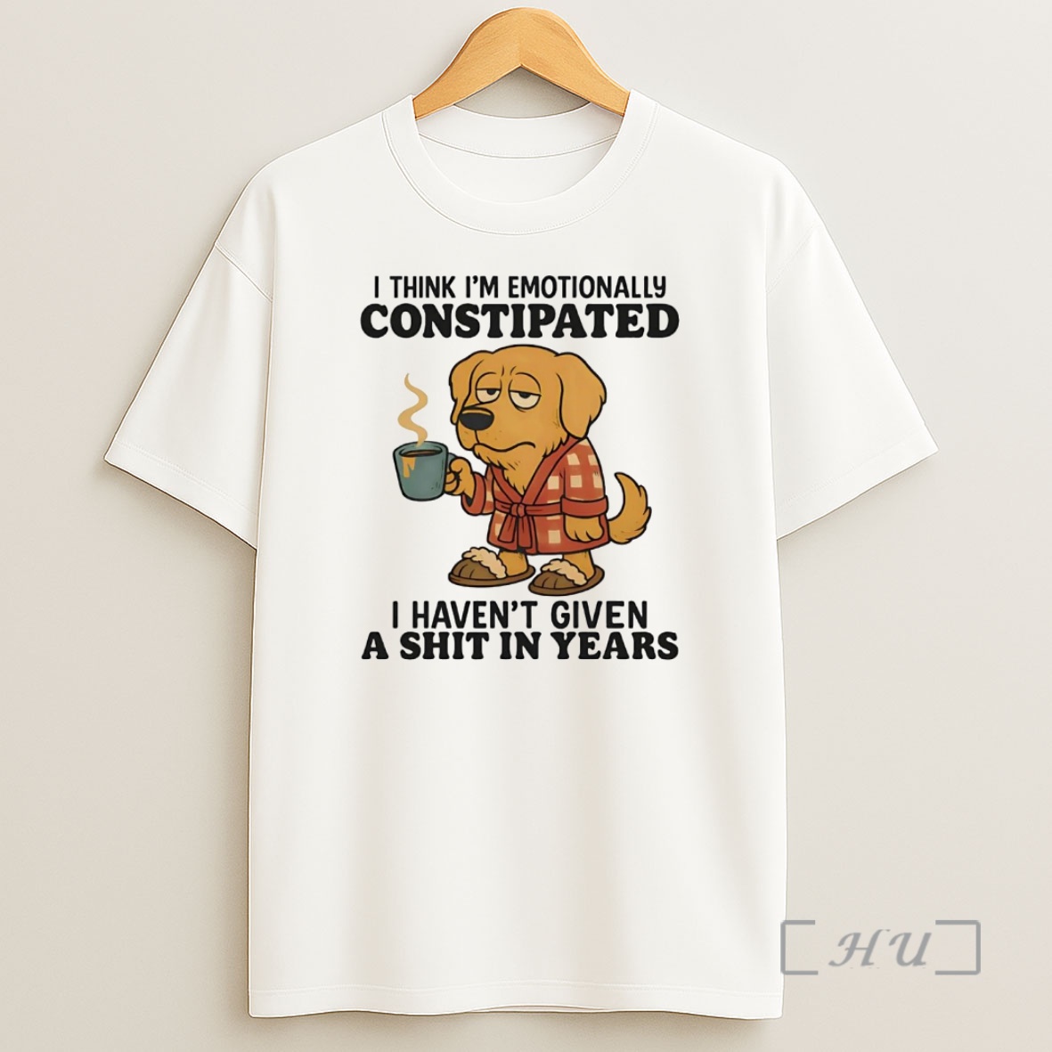 Officials Golden Retriever I Think Im Emotionally Constipated I Havent Given A Shit Premium Shirt Sweatshirt Tee