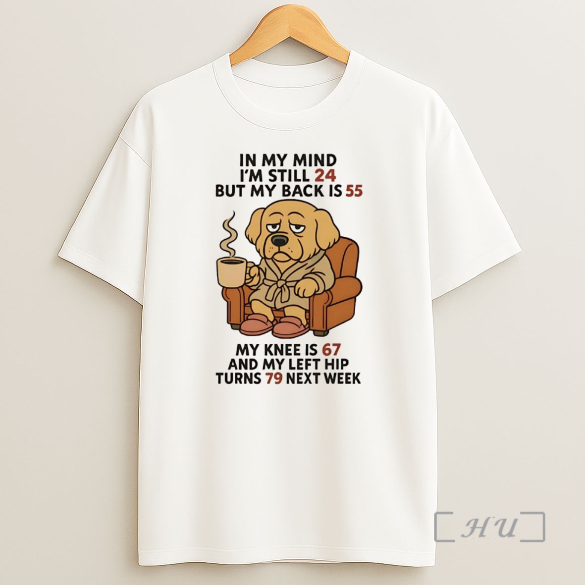 Officials Golden Retriever In My Mind Im Still 24 My Back Is 55 Left Hip Turns 79 Premium Shirt Sweatshirt Tee