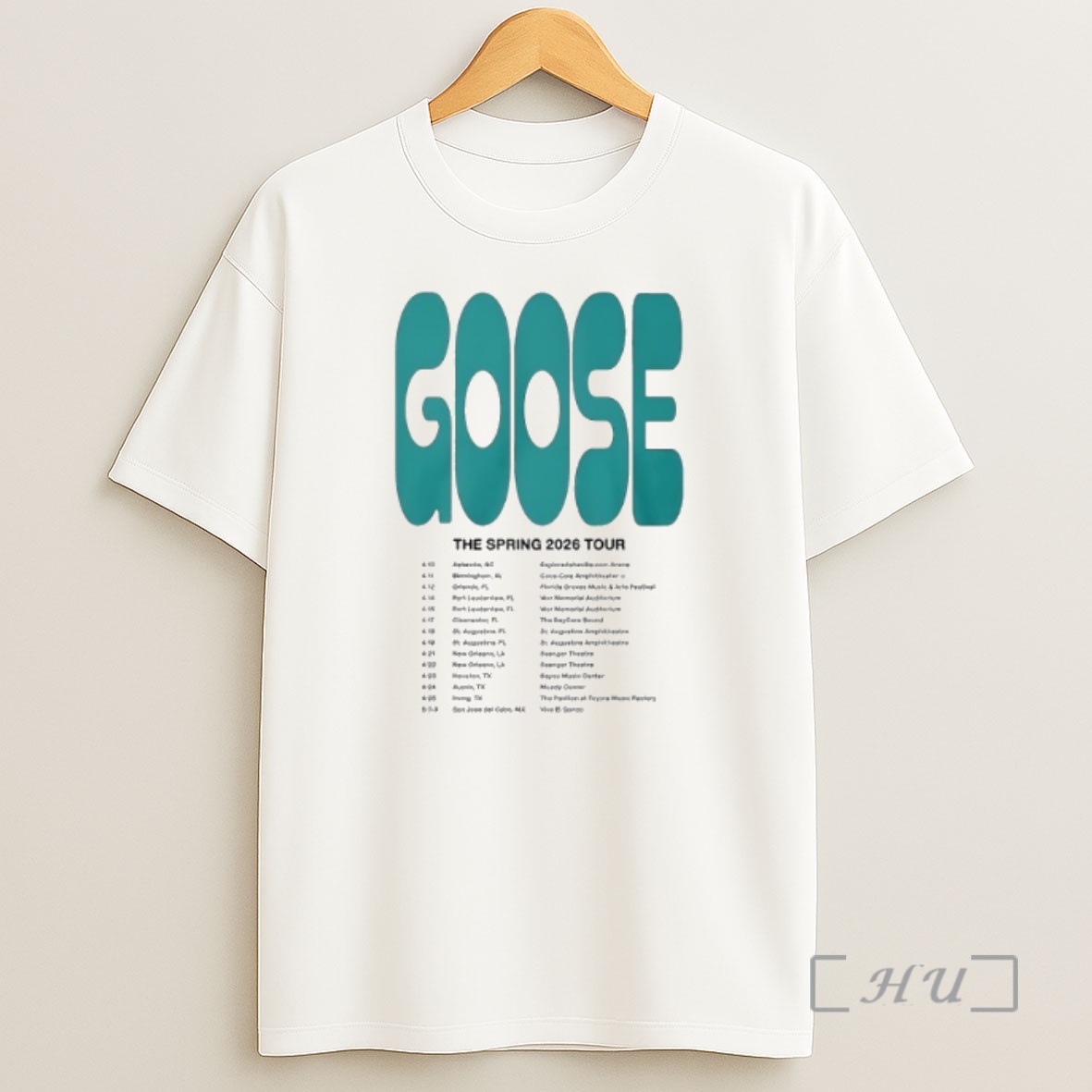 Officials Goose The Spring Tour 2026 Premium Shirt Sweatshirt Tee