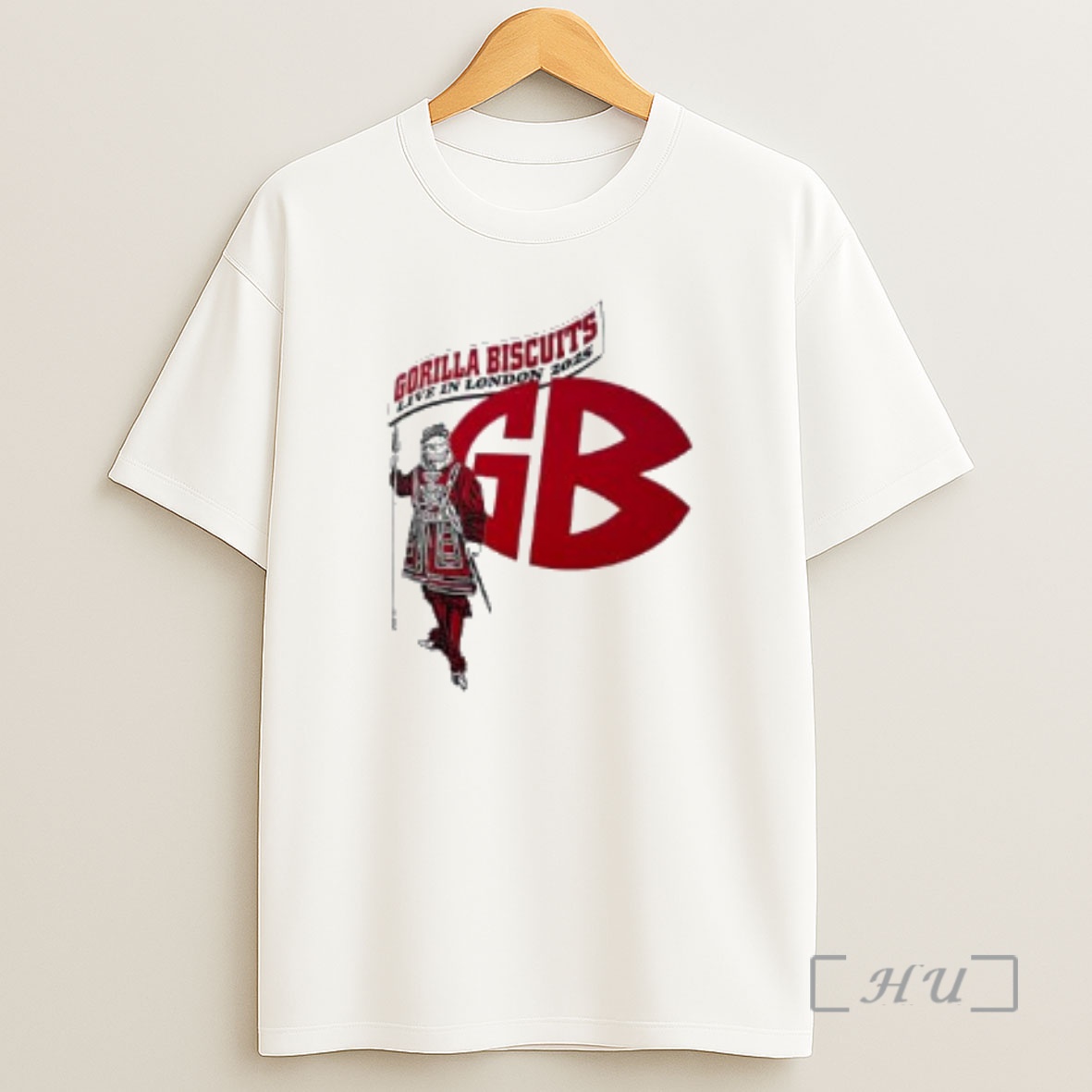Officials Gorilla Biscuits Live In London 2025 Red Logo Graphic Premium Shirt Sweatshirt Tee
