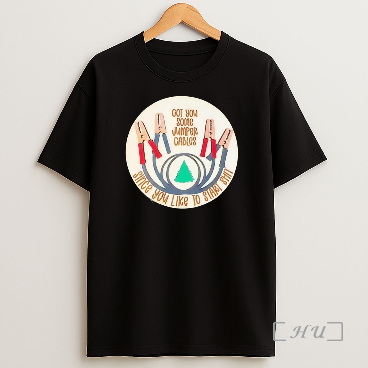 Officials Got You Some Jumper Cables Since You Like To Start Shit Christmas Premium Shirt Sweatshirt Tee