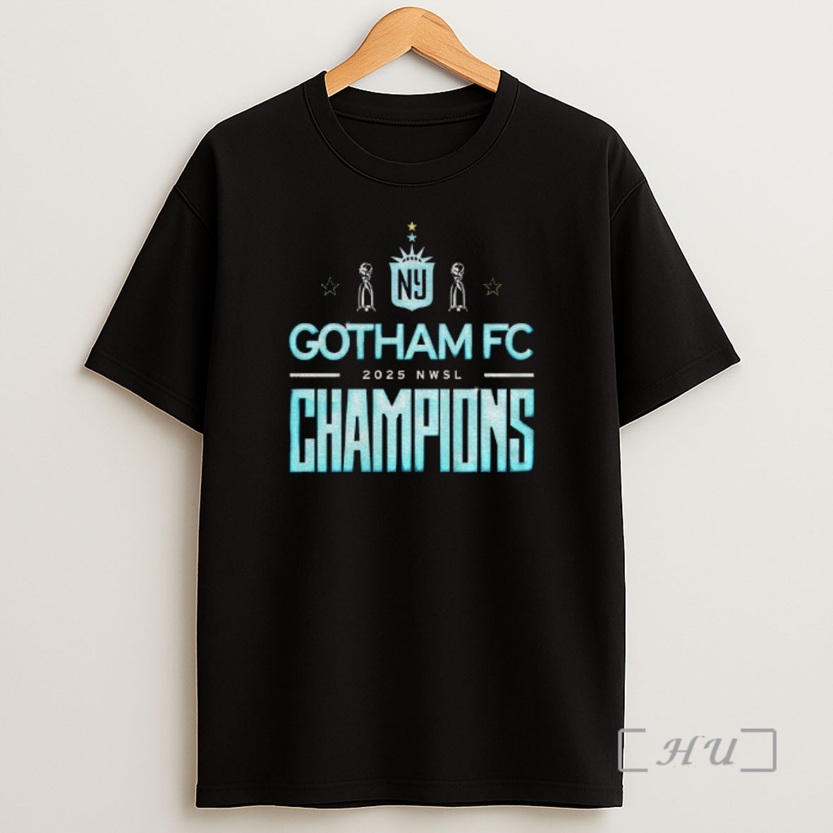 Officials Gotham Fc 2025 Nwsl Champions Trophy Logo Premium Shirt Sweatshirt Tee