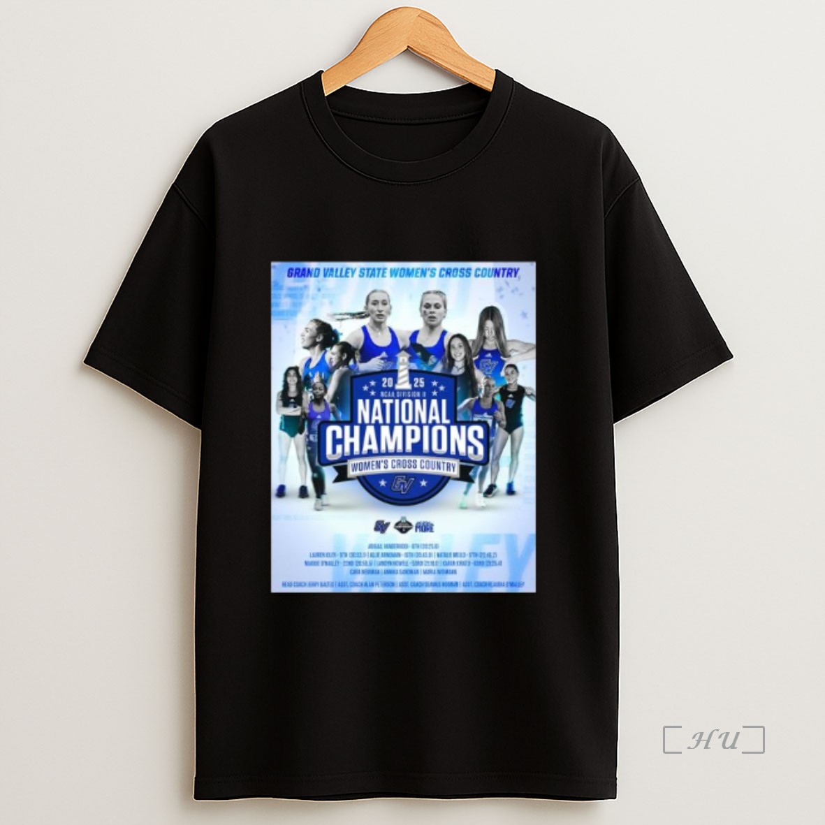 Officials Grand Valley State 2025 Dii Womens Cross Country Champions Premium Shirt Sweatshirt Tee