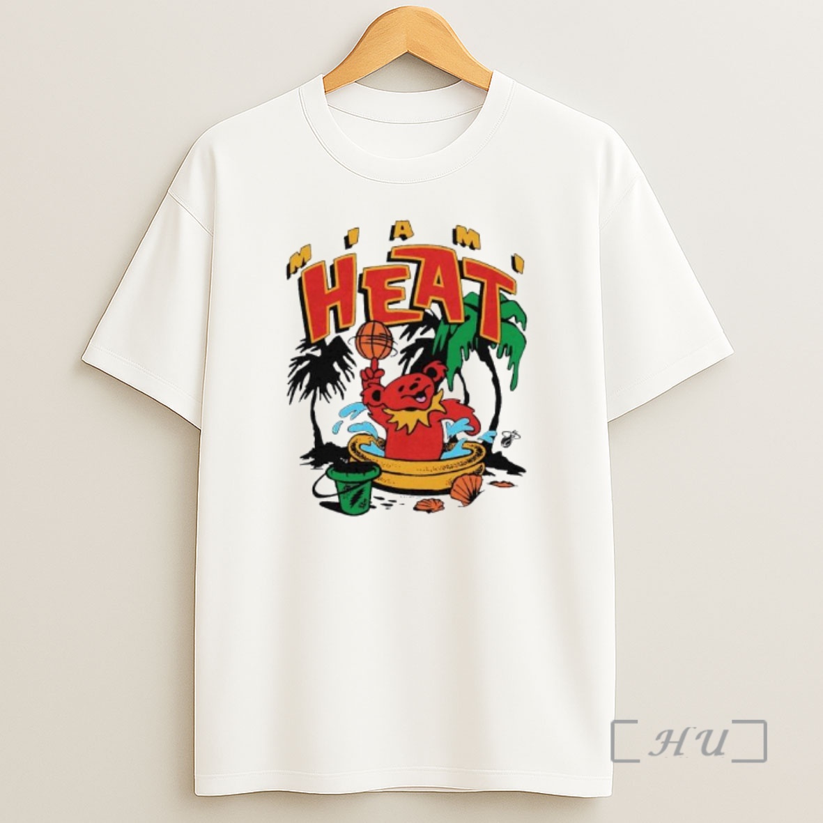 Officials Grateful Dead Bear X Miami Heat Retro Ornaments Premium Shirt Sweatshirt Tee