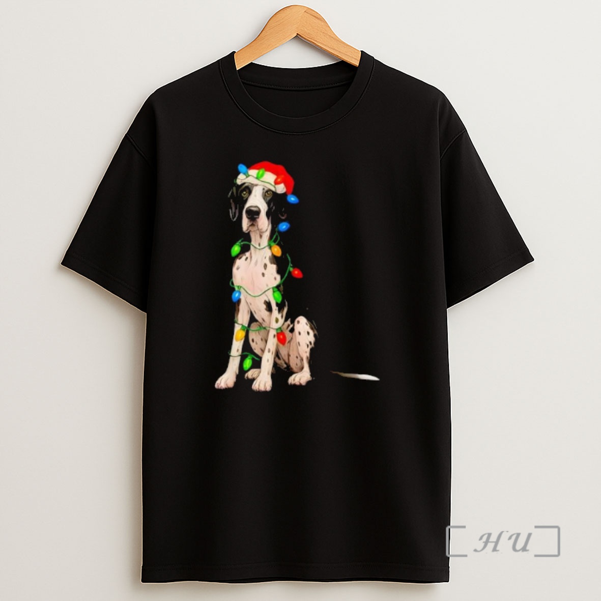 Officials Great Dane Christmas Lights Dog Lover Xmas Pajama Premium Shirt Sweatshirt Tee