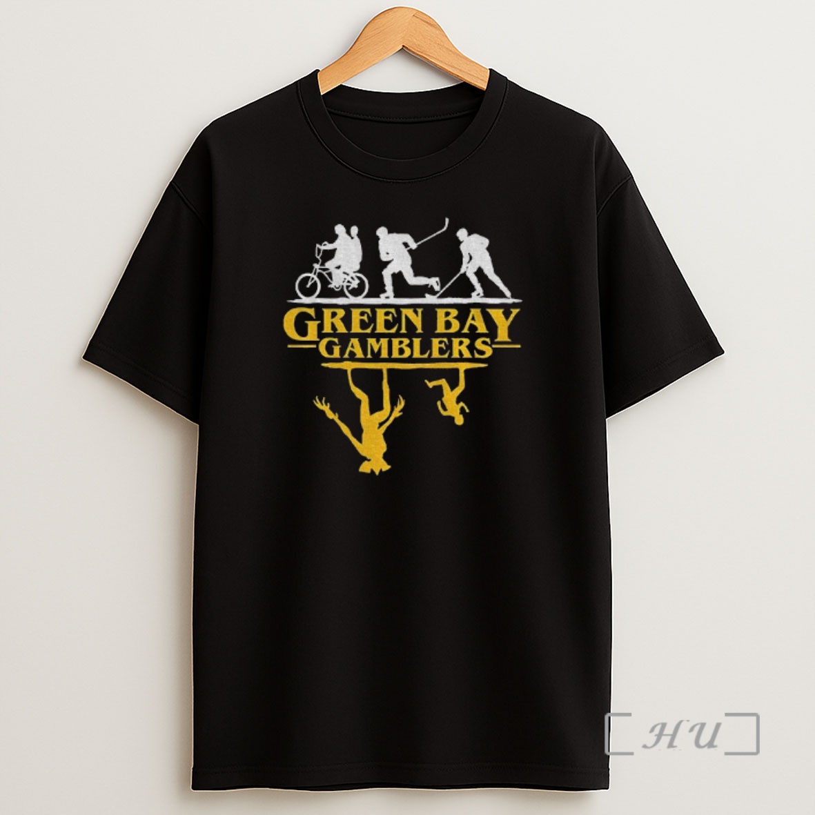 Officials Green Bay Gamblers Hockey Stranger Things Upside Down Premium Shirt Sweatshirt Tee