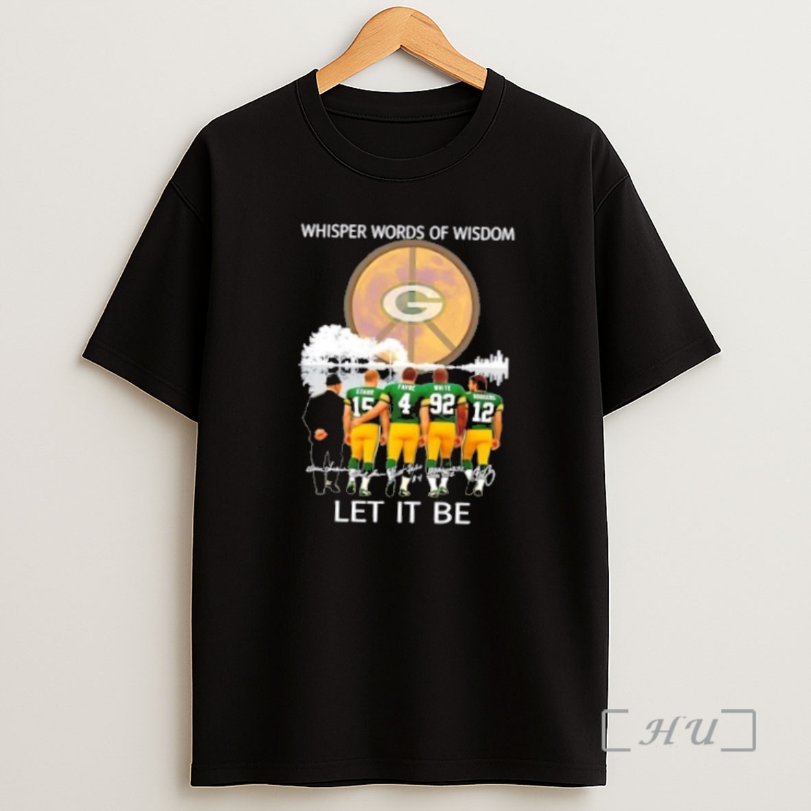 Officials Green Bay Packers Starr And Legends Whisper Words Of Wisdom Let It Be Signatures Premium Shirt Sweatshirt Tee