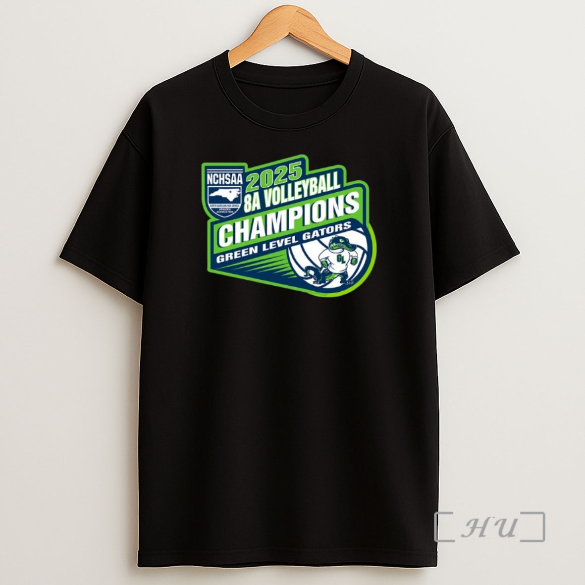 Officials Green Level Gators 2025 Nchsaa 8a Volleyball Champions Ornaments Premium Shirt Sweatshirt Tee