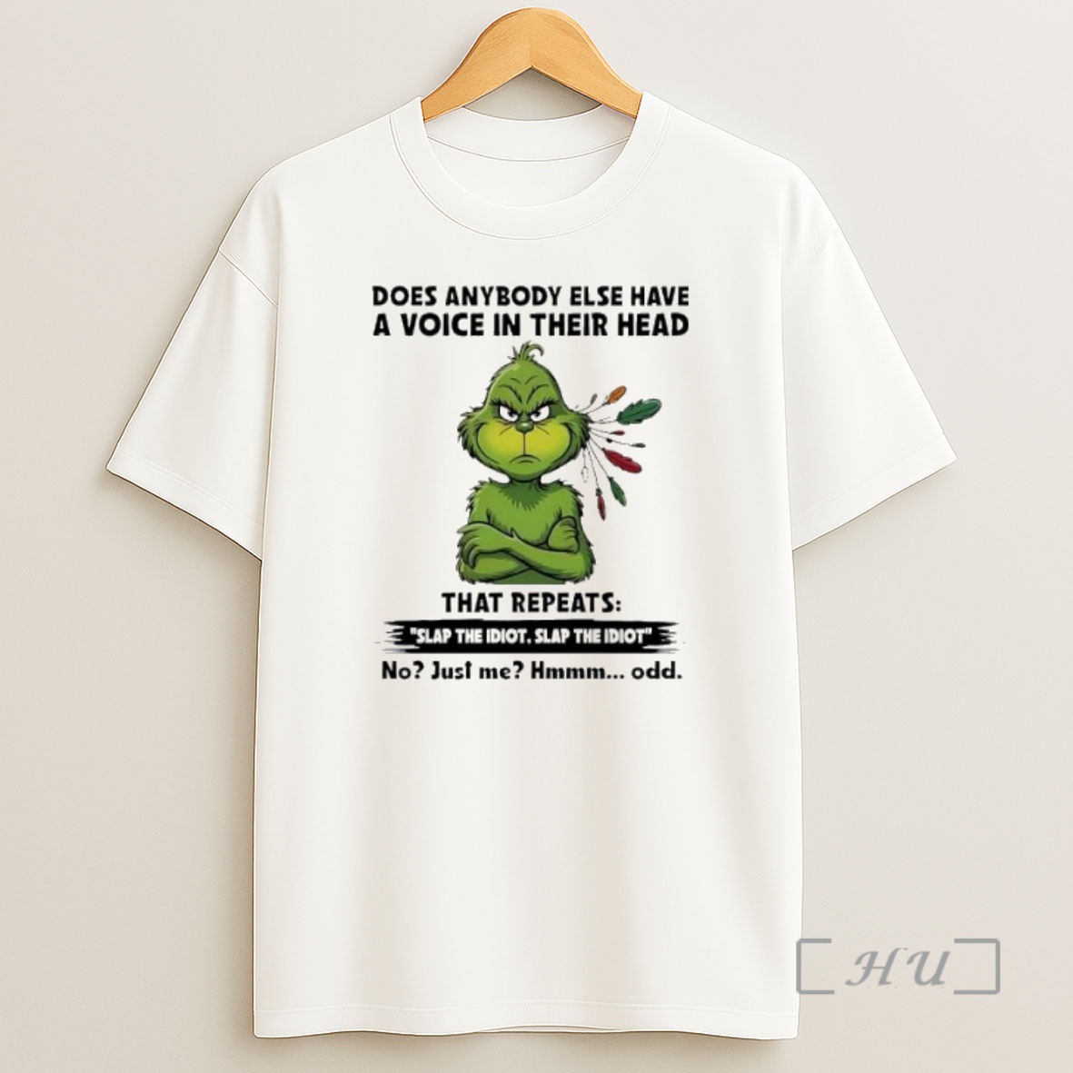 Officials Grinch Christmas Does Anybody Else Have A Voice In Their Head Premium Shirt Sweatshirt Tee