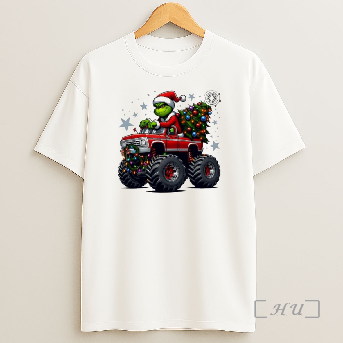 Officials Grinch Christmas Monster Truck Premium Shirt Sweatshirt Tee