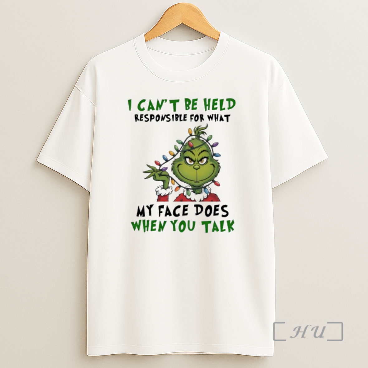 Officials Grinch Christmas I Cant Be Held Responsible For What My Face Does When You Talk Premium Shirt Sweatshirt Tee