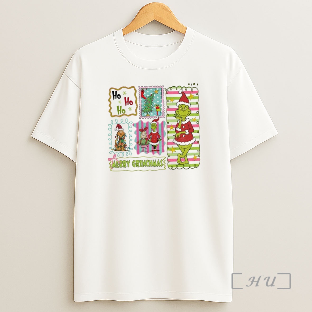 Officials Grinch Cindy Lou Who And Max The Dog Ho Ho Ho Merry Grinchmas Christmas Premium Shirt Sweatshirt Tee