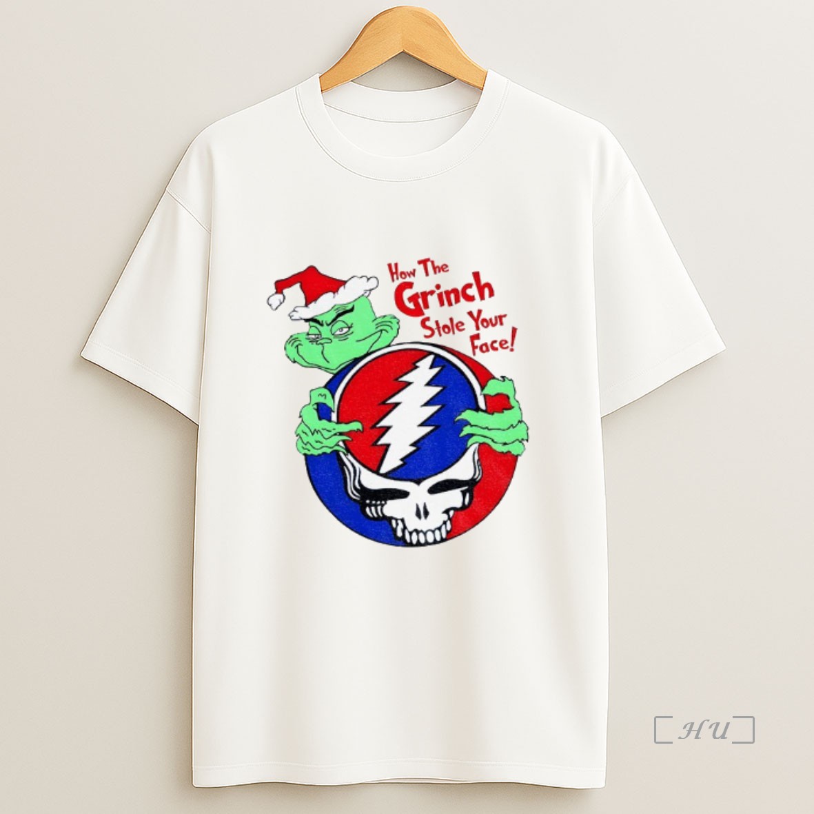 Officials Grinch How The Grinch Stole Your Face Grateful Dead Merry Christmas Premium Shirt Sweatshirt Tee