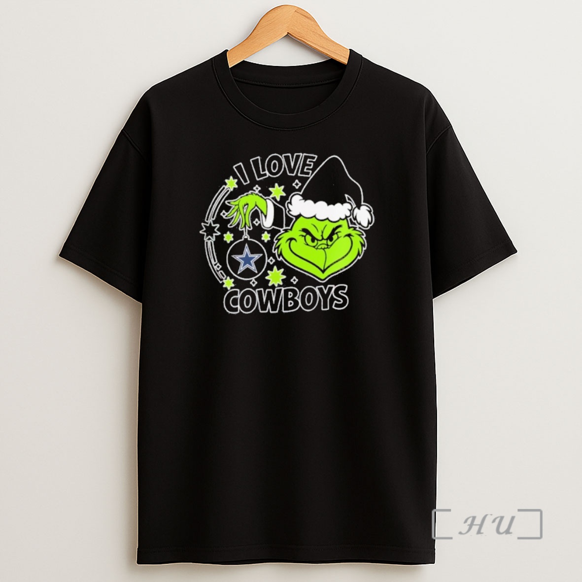 Officials Grinch I Love Cowboys Premium Shirt Sweatshirt Tee