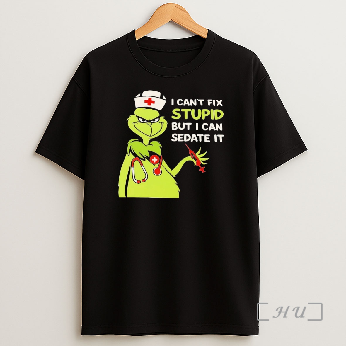 Officials Grinch I Cant Fix Stupid But I Can Sedate It Christmas Premium Shirt Sweatshirt Tee