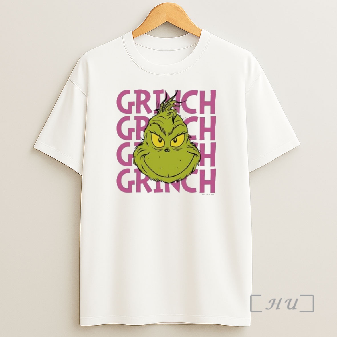 Officials Grinch Name Repeat Portrait Premium Shirt Sweatshirt Tee