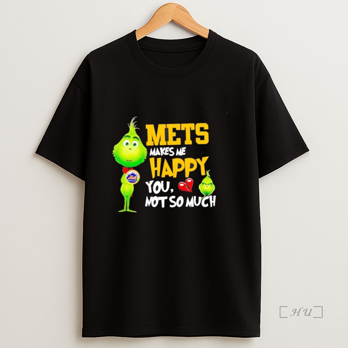 Officials Grinch New York Mets Makes Me Happy You Not So Much Christmas Premium Shirt Sweatshirt Tee