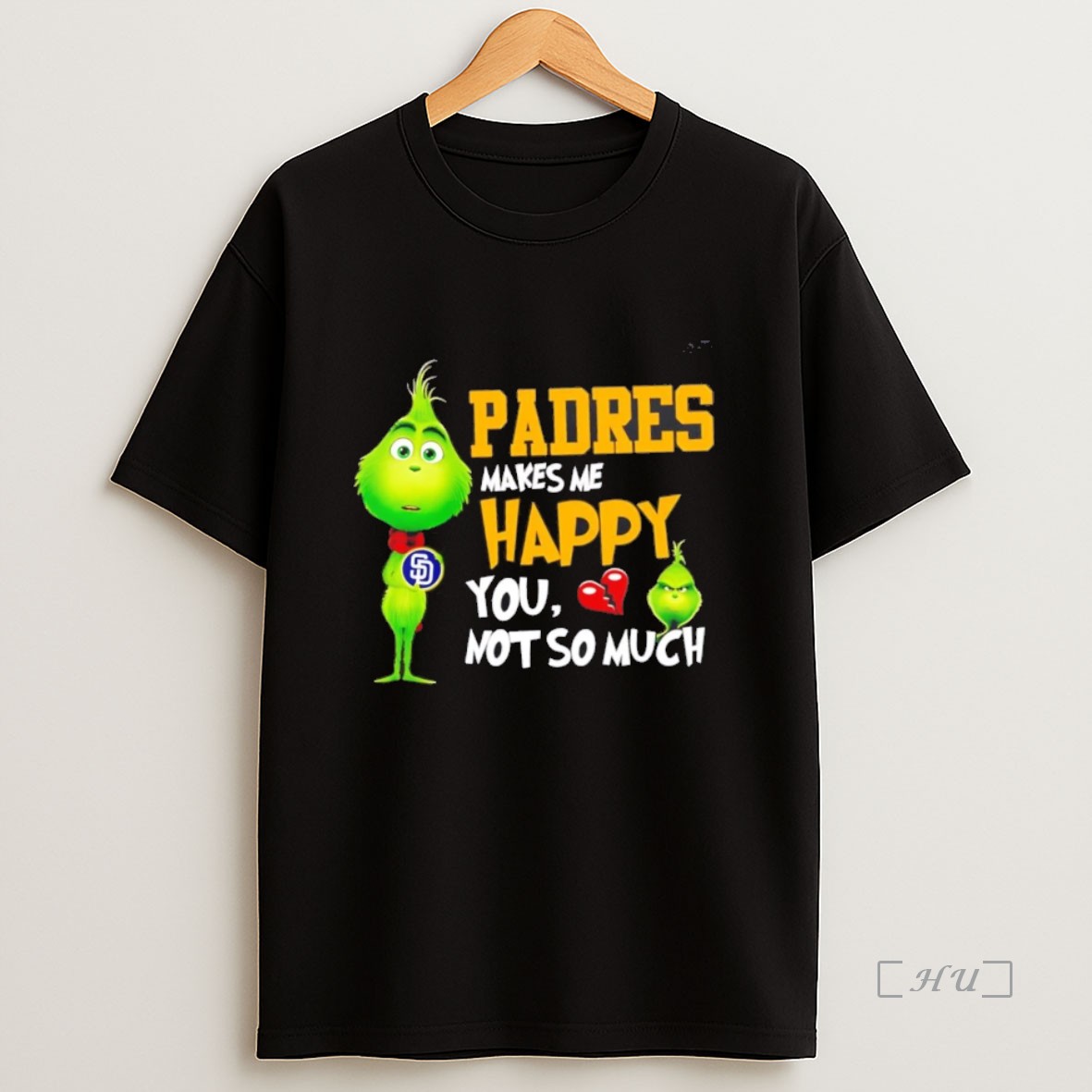 Officials Grinch San Diego Padres Makes Me Happy You Not So Much Christmas Premium Shirt Sweatshirt Tee