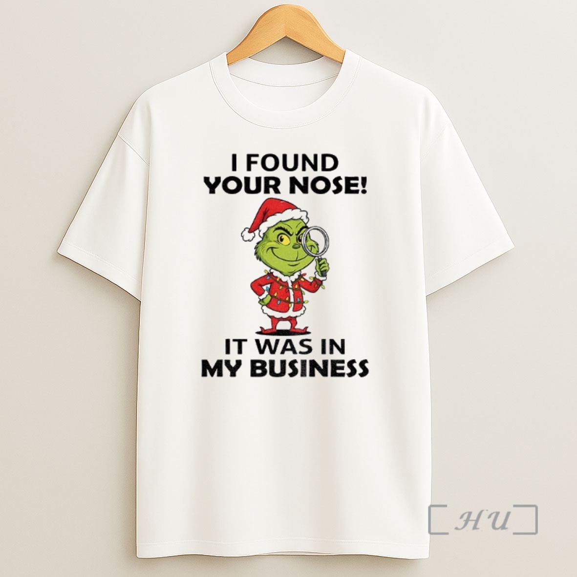Officials Grinch Santa Claus I Found Your Nose It Was In My Business Christmas Premium Shirt Sweatshirt Tee