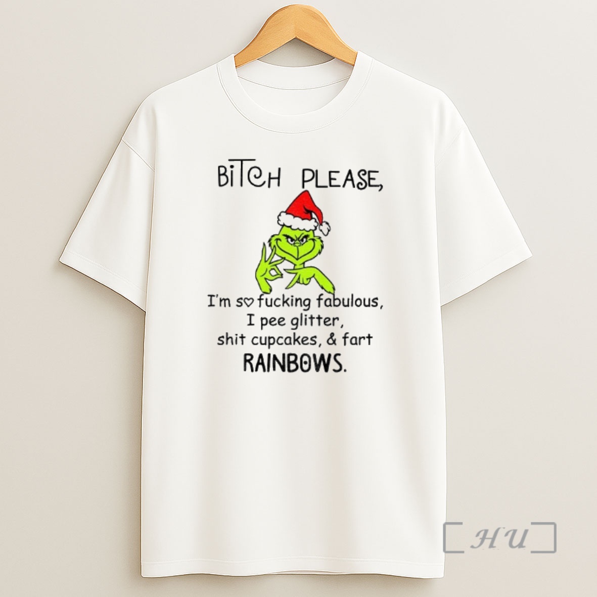Officials Grinch Santa Bitch Please Imsofuckingfabulous I Pee Glitter Shit Cupcakes Fart Rainbows Christmas Premium Shirt Sweatshirt Tee