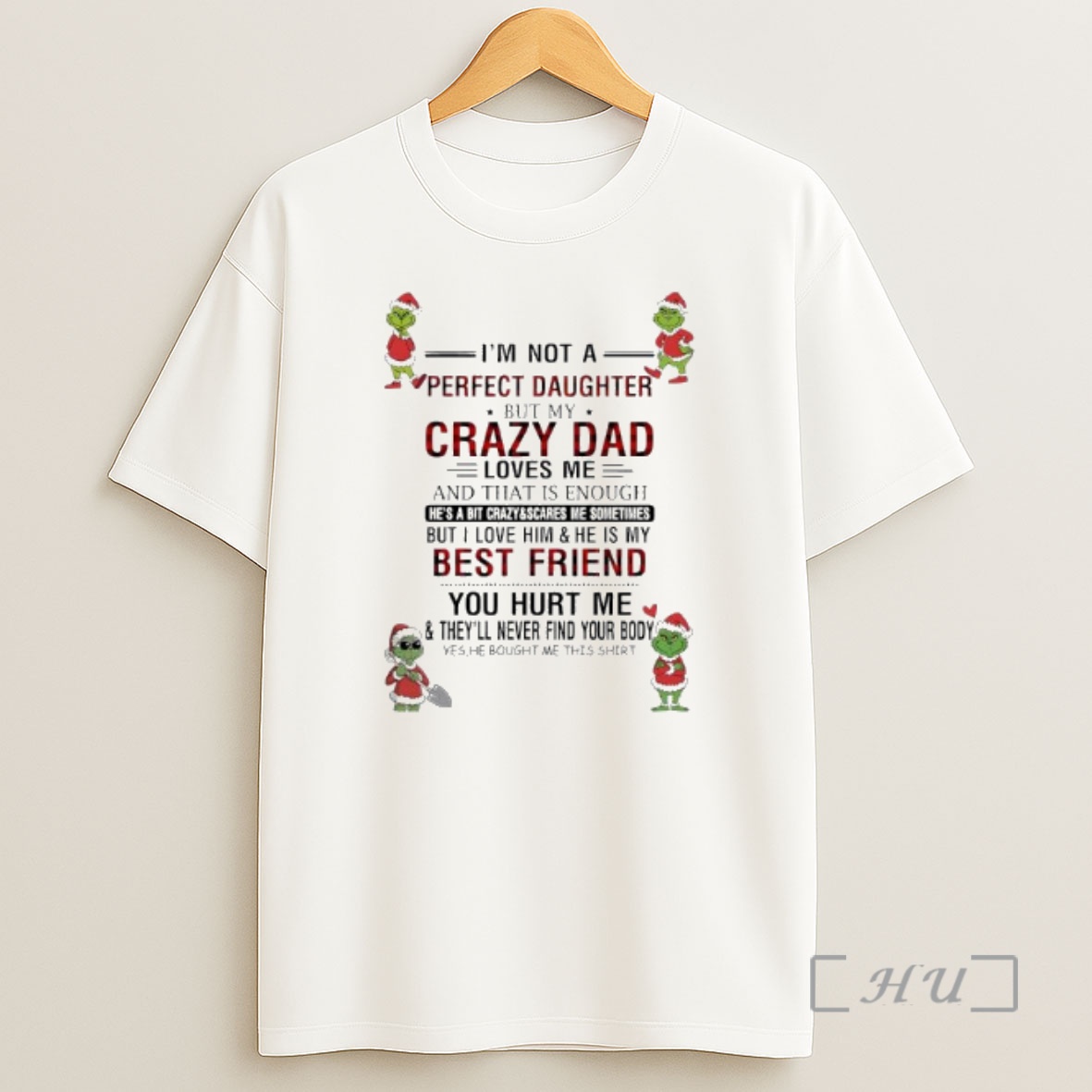 Officials Grinch Santa Hat Best Friend You Hurt Me Theyll Never Find Your Body Premium Shirt Sweatshirt Tee
