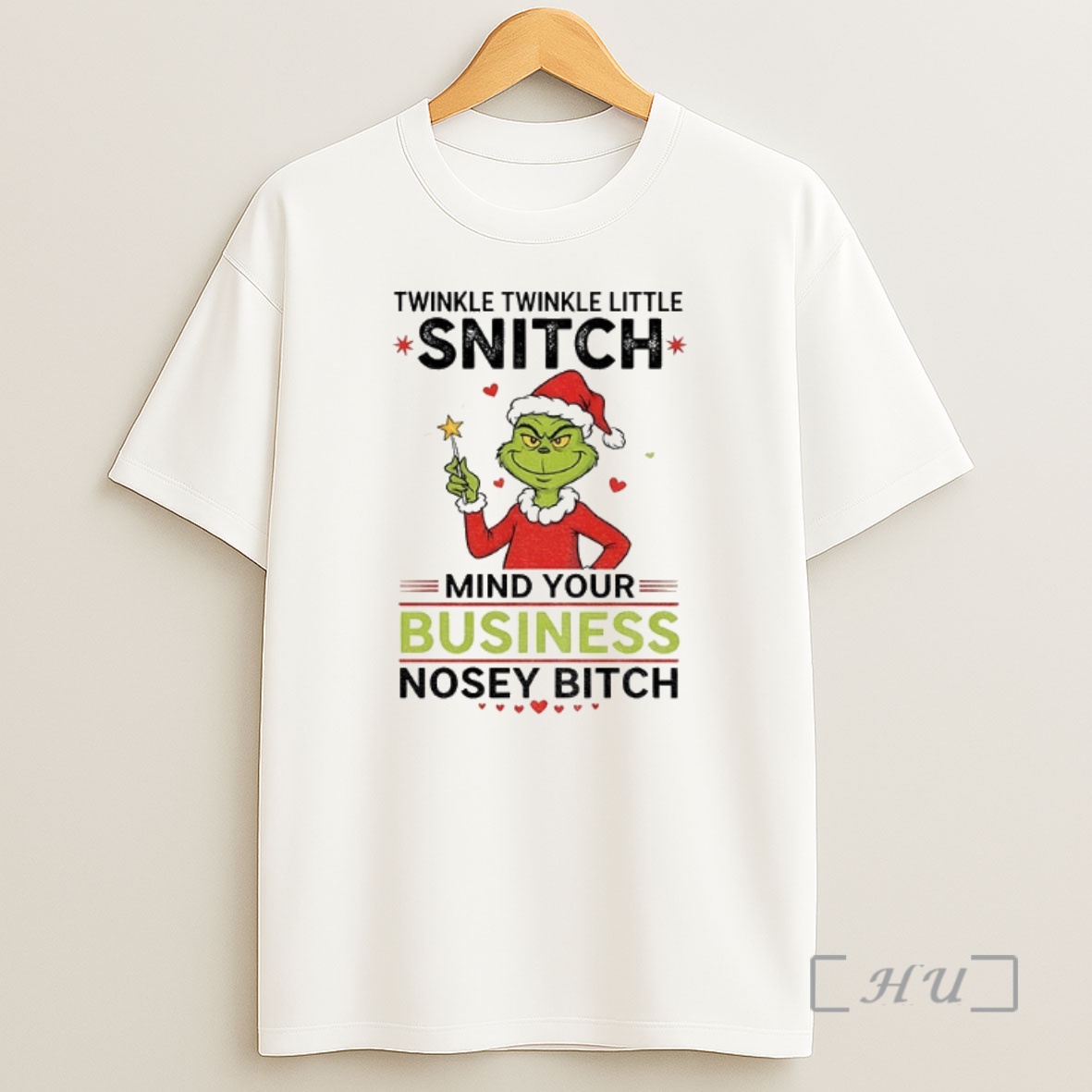 Officials Grinch Santa Twinkle Twinkle Little Snitch Mind Your Business Nosey Bitch Christmas Premium Shirt Sweatshirt Tee