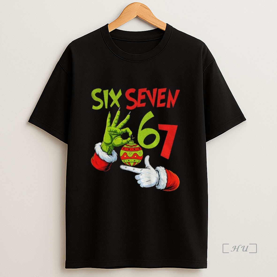 Officials Grinch Six Seven Meme Christmas Bauble Merry Christmas Premium Shirt Sweatshirt Tee