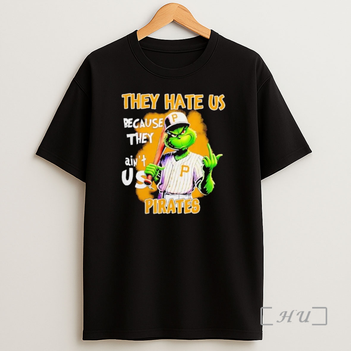 Officials Grinch They Hate Us Because Aint Us Pittsburgh Pirates Christmas 25 Premium Shirt Sweatshirt Tee