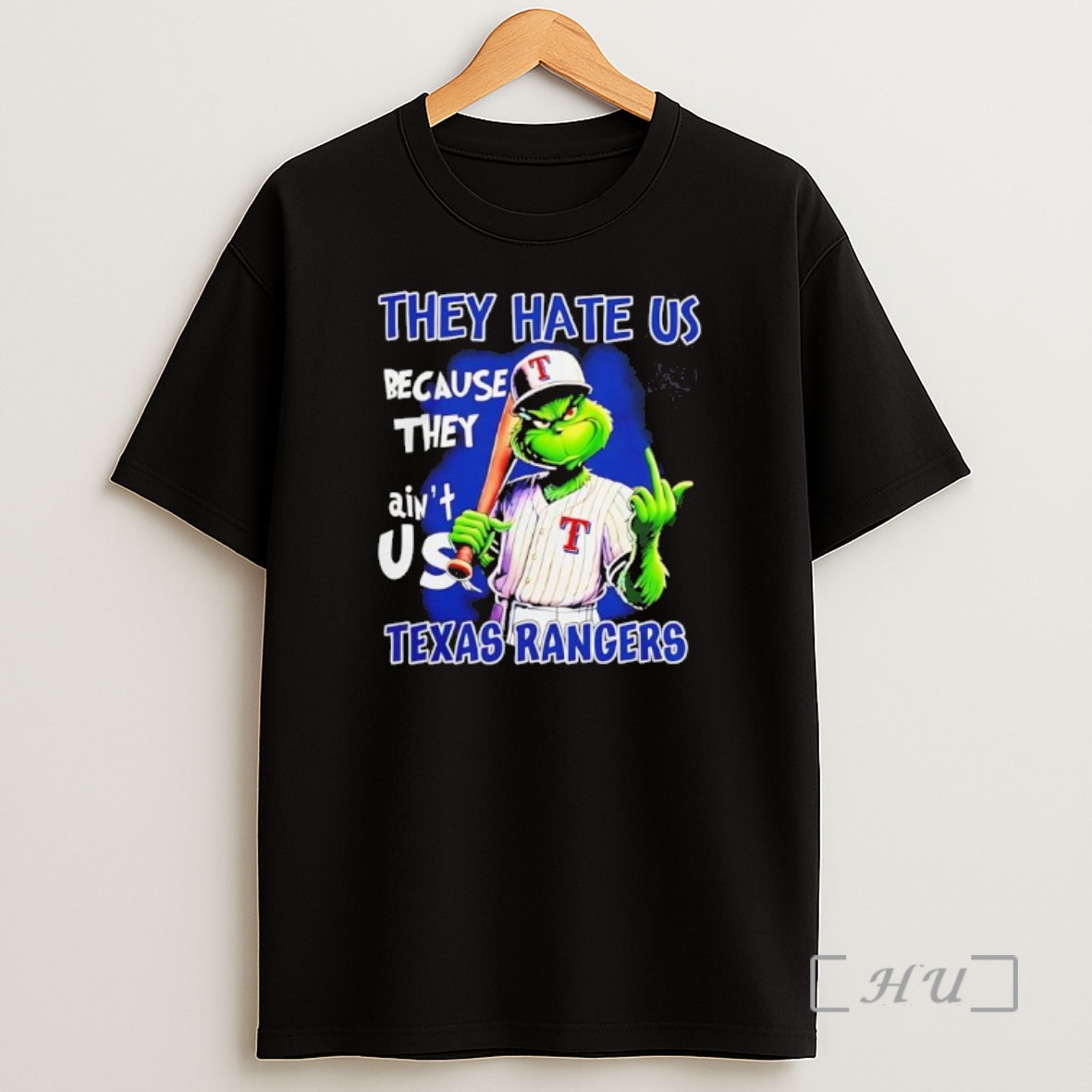 Officials Grinch They Hate Us Because Aint Us Texas Rangers Christmas 25 Premium Shirt Sweatshirt Tee