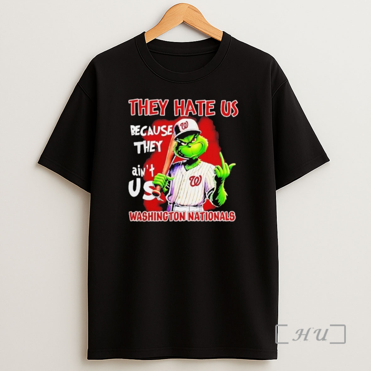 Officials Grinch They Hate Us Because Aint Us Washington Nationals Christmas 25 Premium Shirt Sweatshirt Tee