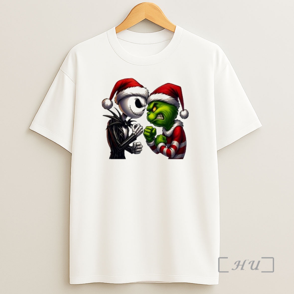 Officials Grinch Vs Jack Funny Christmas Trends Stylish Premium Shirt Sweatshirt Tee