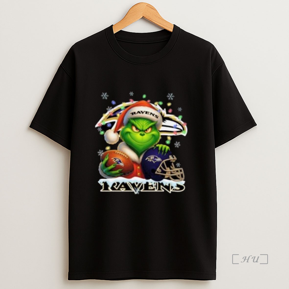 Officials Grinch X Baltimore Ravens Ball And Helmet Merry Christmas Premium Shirt Sweatshirt Tee