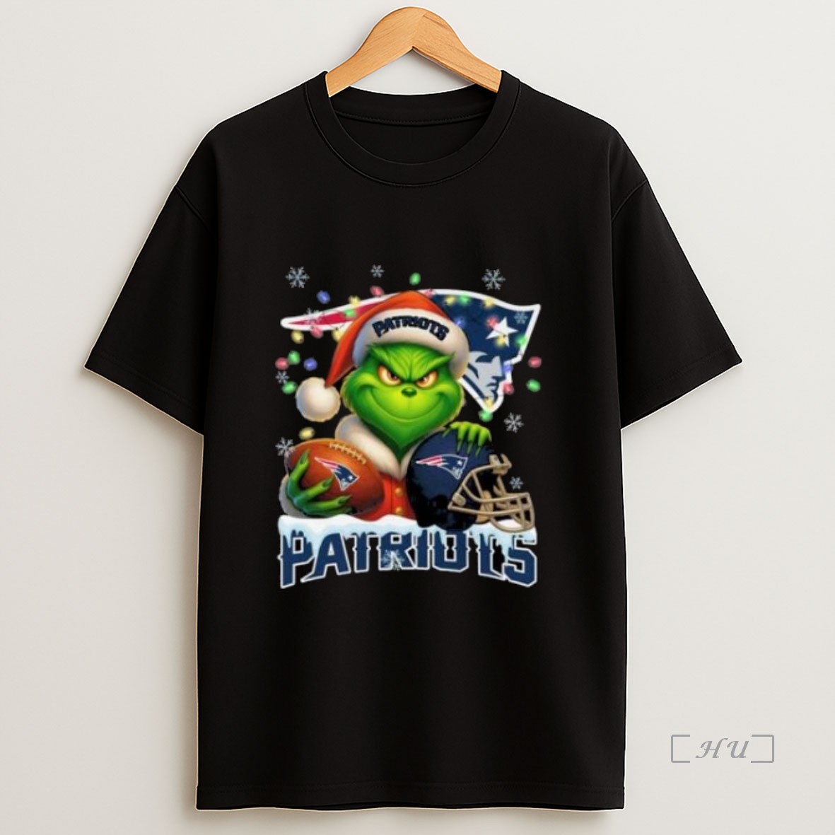 Officials Grinch X New England Patriots Ball And Helmet Merry Christmas Premium Shirt Sweatshirt Tee