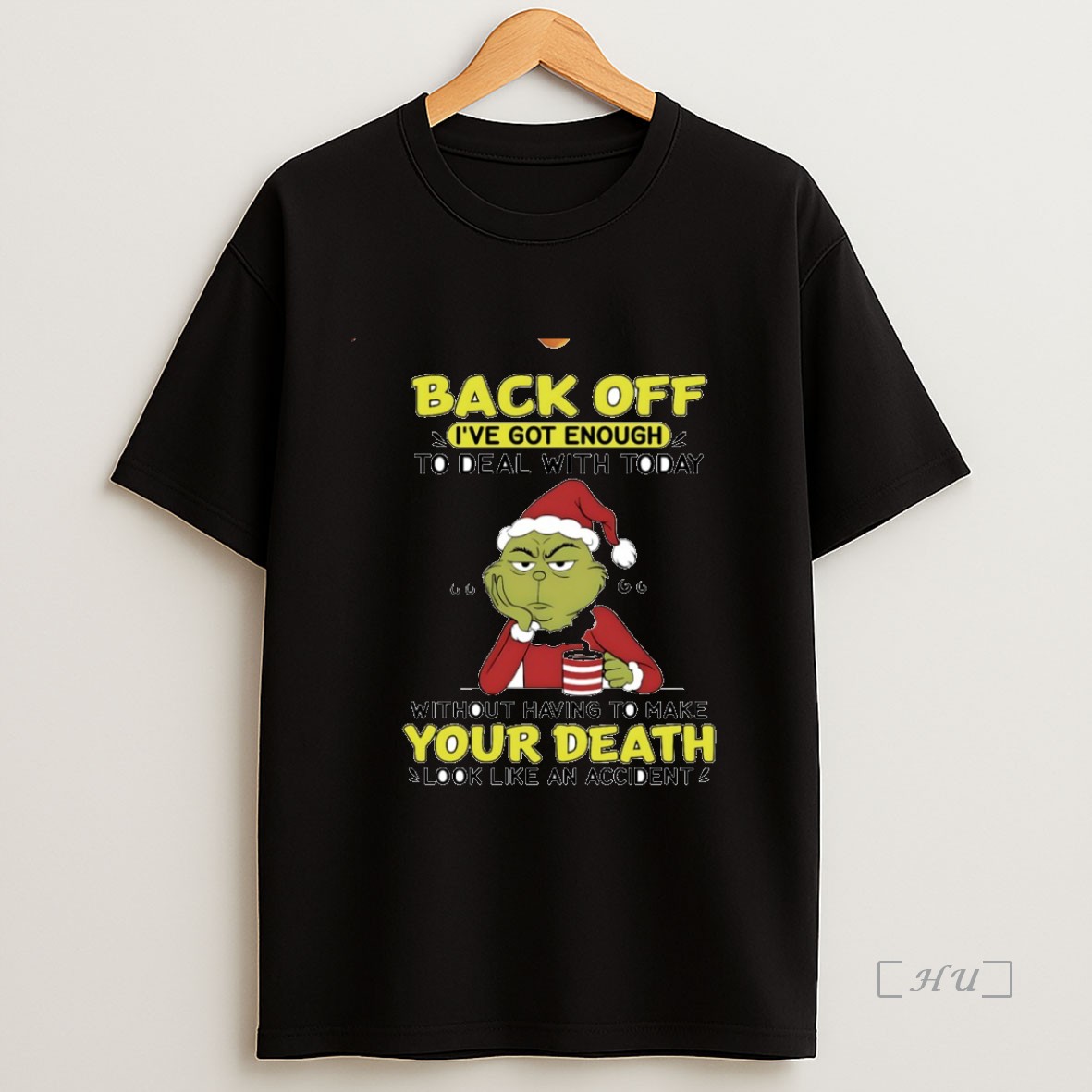 Officials Grinch Back Off Ive Got Enough To Deal With Today Circle Premium Shirt Sweatshirt Tee