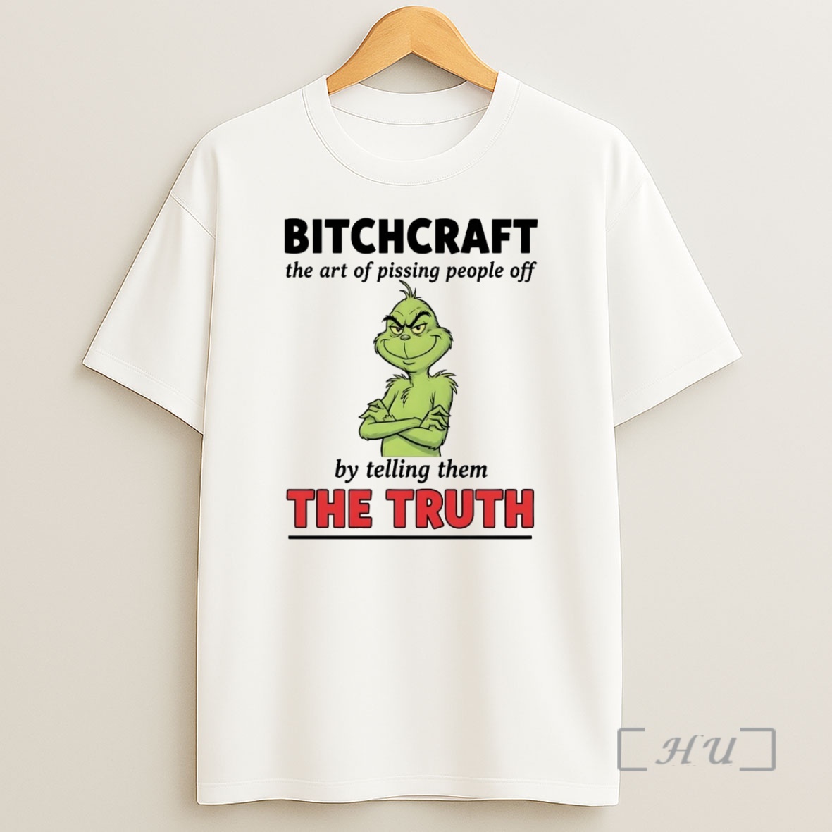 Officials Grinch Bitchcraft The Art Of Pissing People Off Christmas Premium Shirt Sweatshirt Tee
