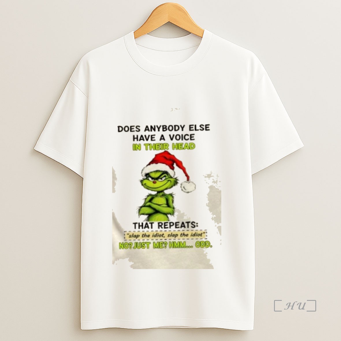 Officials Grinch Does Anybody Else Have A Voice In Their Head That Repeats Christmas Premium Shirt Sweatshirt Tee