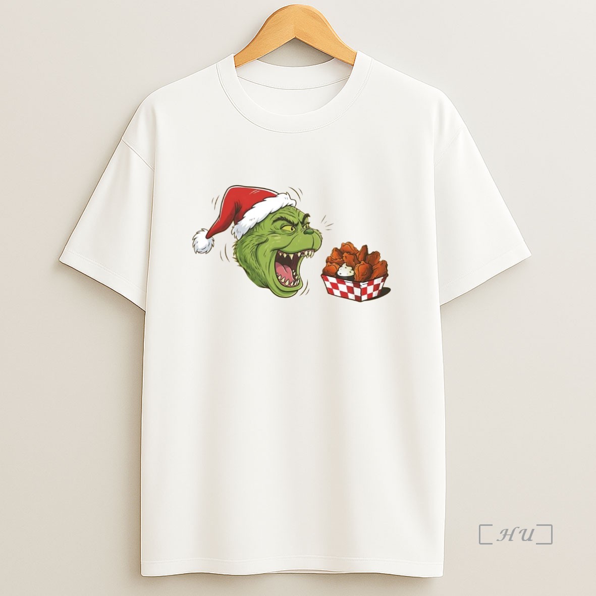 Officials Grinch Eating Buffalo Wings Christmas Premium Shirt Sweatshirt Tee