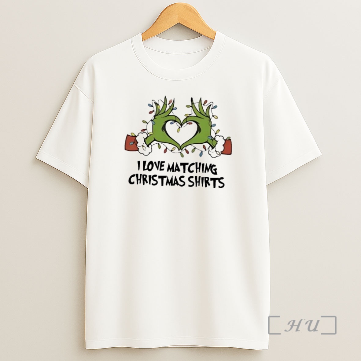 Officials Grinch Hand I Love Matching Christmas Premium Shirt Sweatshirt Tee