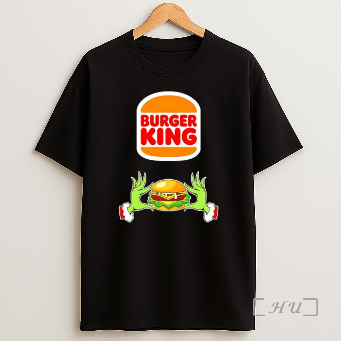 Officials Grinch Hand Love Burger King Christmas 2025 Premium Shirt Sweatshirt Tee