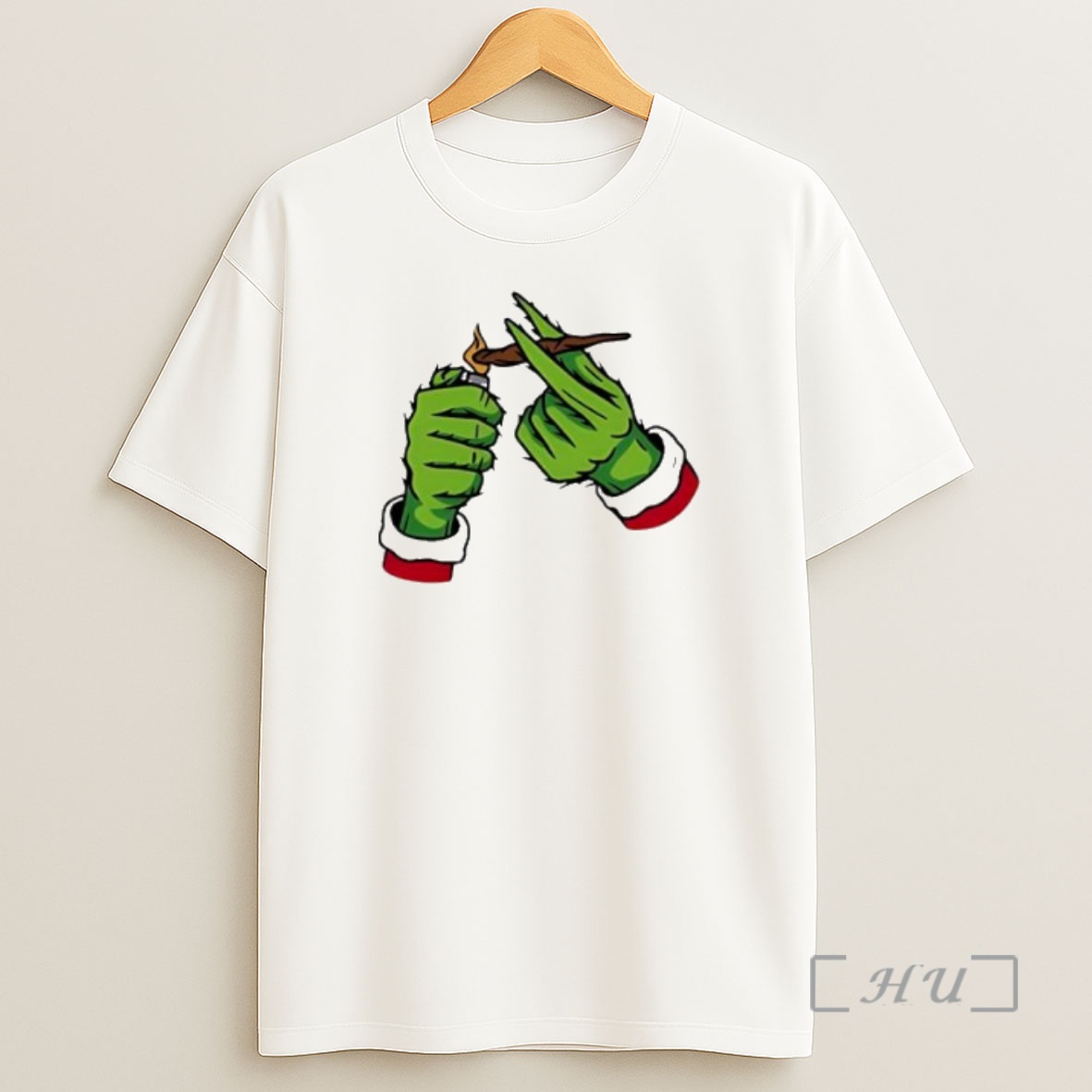 Officials Grinch Hand Smoking Cannabis Premium Shirt Sweatshirt Tee