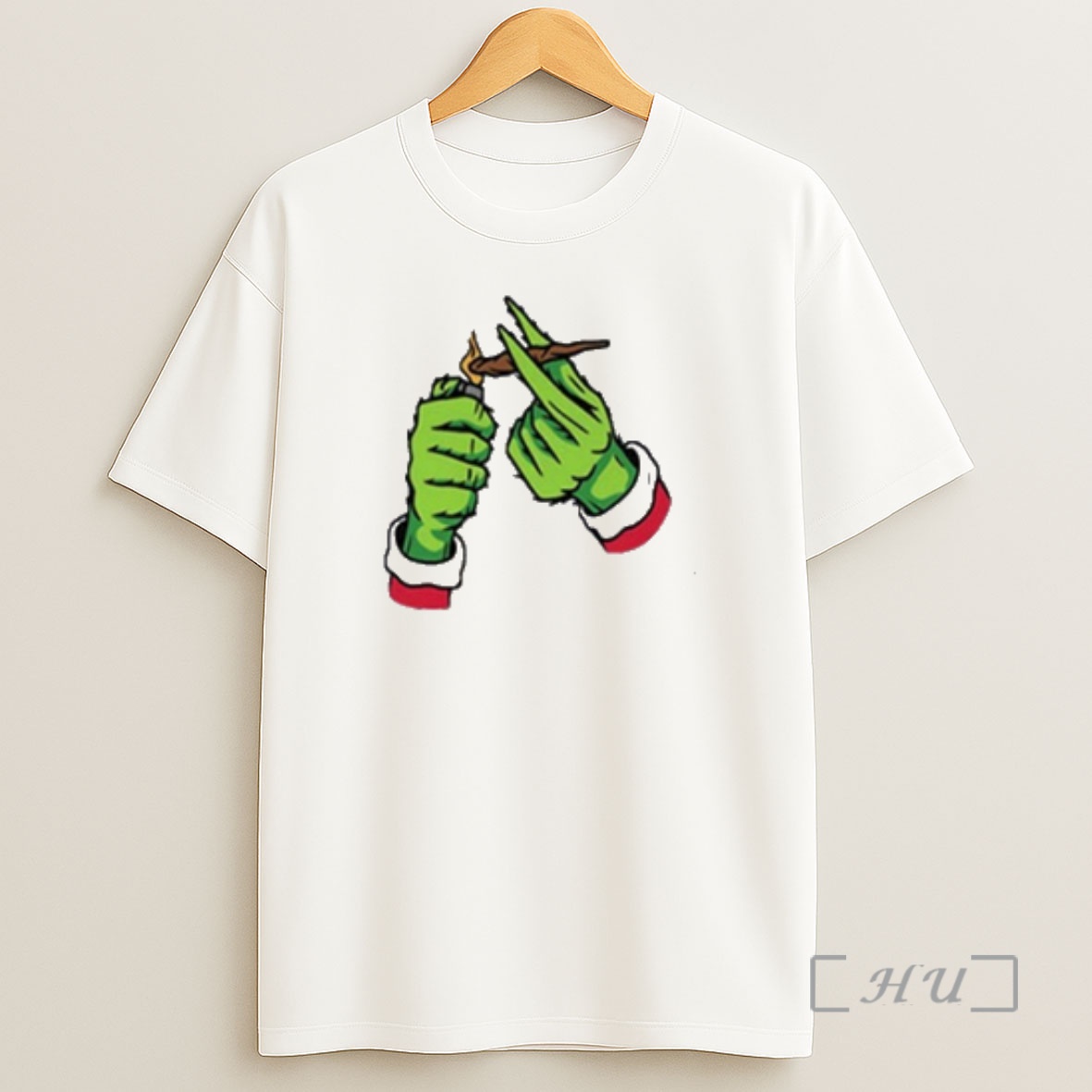 Officials Grinch Hand Smoking Cannabis Funny Christmas Premium Shirt Sweatshirt Tee