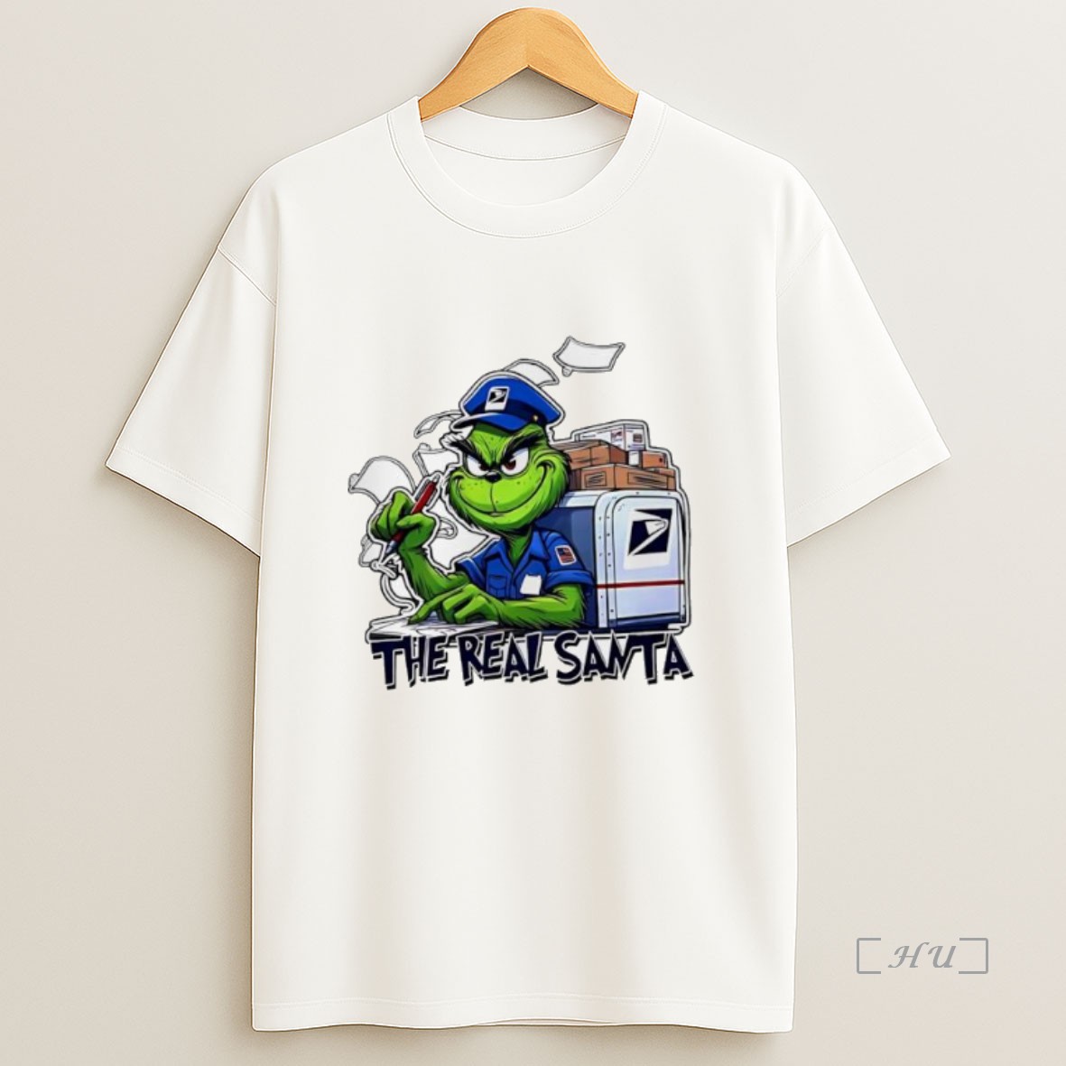 Officials Grinch Letter The Real Santa Premium Shirt Sweatshirt Tee