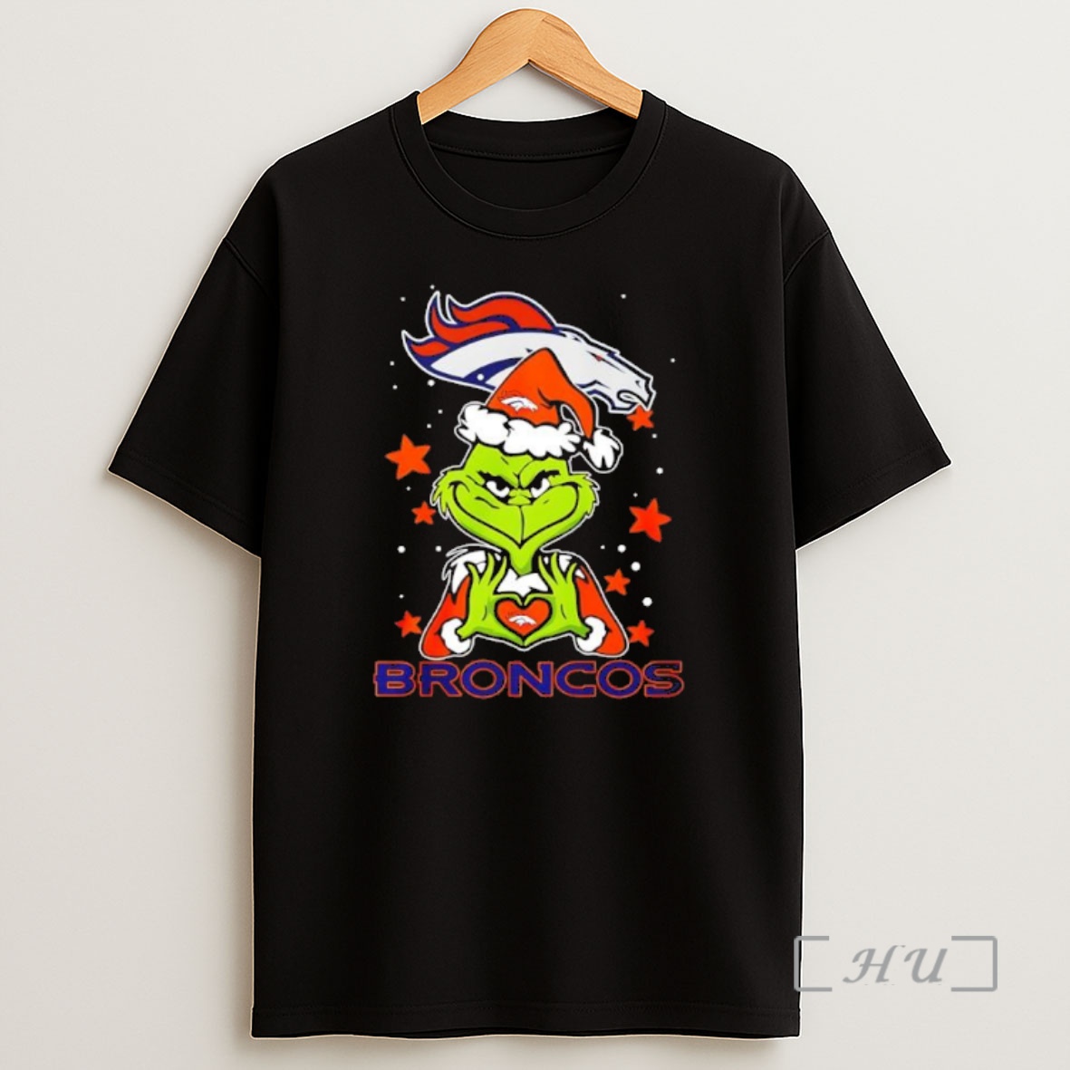 Officials Grinch Love Denver Broncos Christmas 25 Premium Shirt Sweatshirt Tee