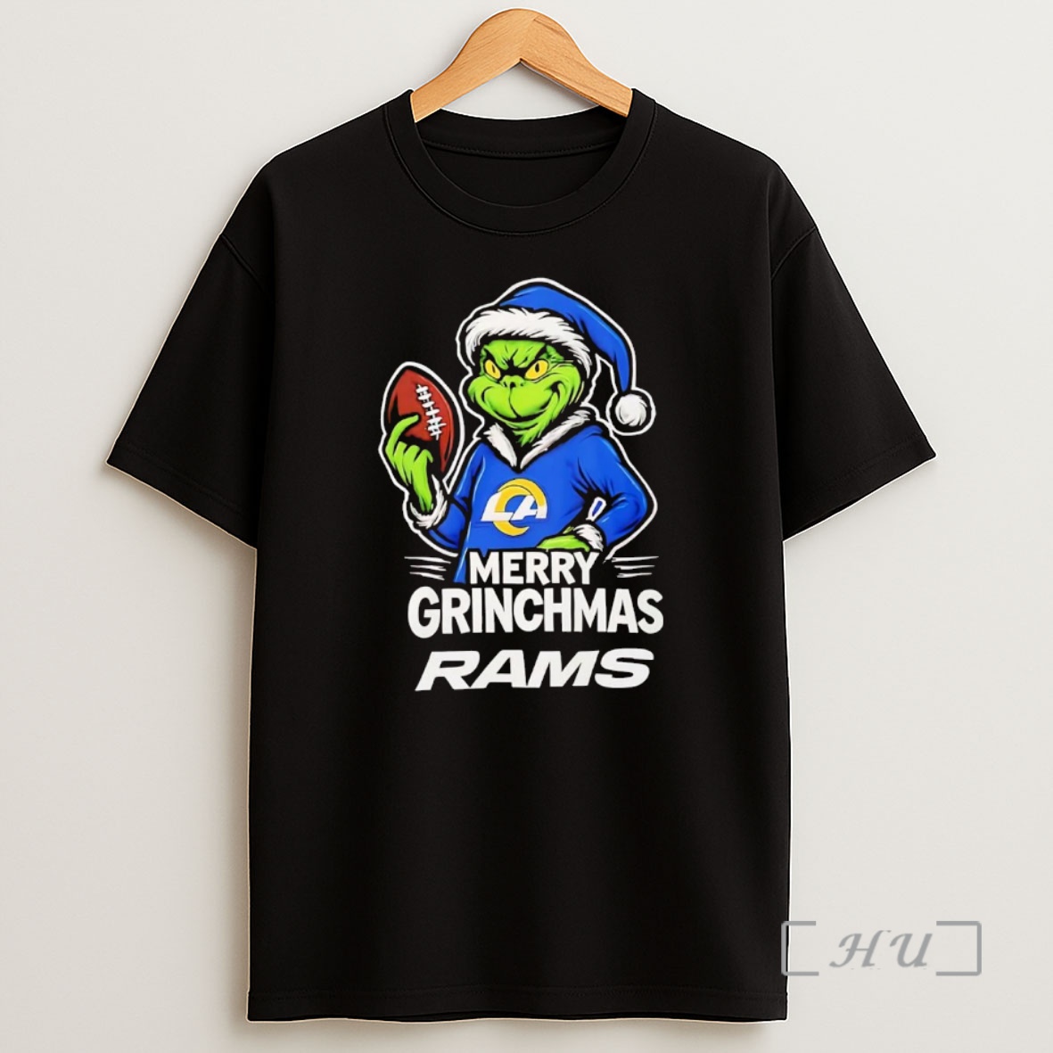 Officials Grinch Merry Grinchmas Los Angeles Rams Christmas Premium Shirt Sweatshirt Tee