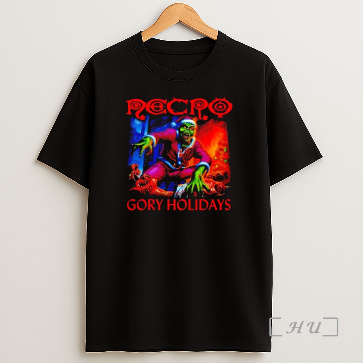 Officials Grinch Zombified Version Necro Gory Holiday Premium Shirt Sweatshirt Tee