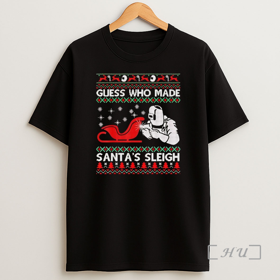 Officials Guess Who Made Santas Sleigh Ugly Christmas Premium Shirt Sweatshirt Tee