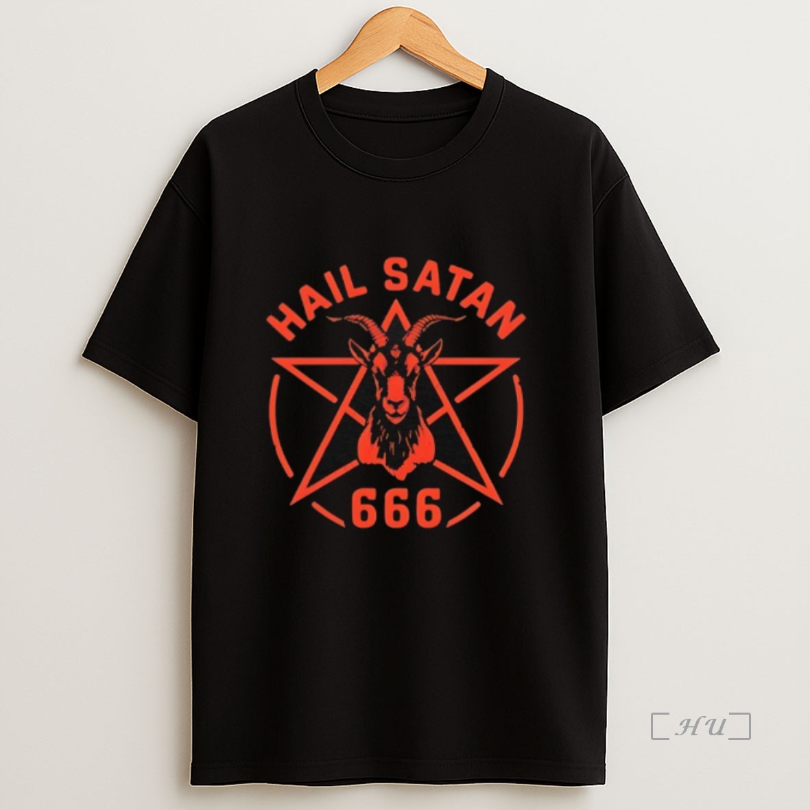 Officials Hail Satan Goat Head Pentagram 666 Premium Shirt Sweatshirt Tee
