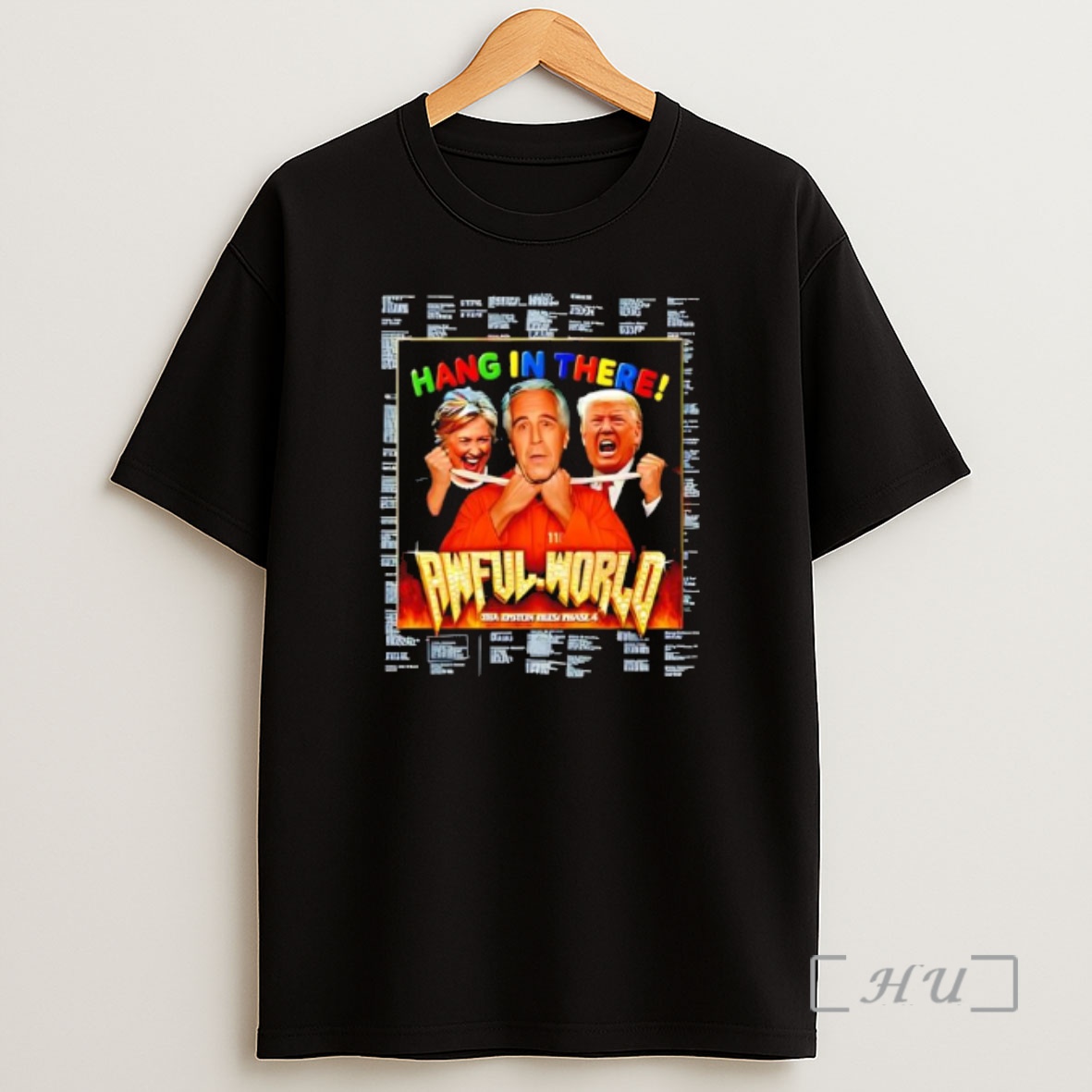 Officials Hang In There Awful World Donald Trump Joe Biden Premium Shirt Sweatshirt Tee